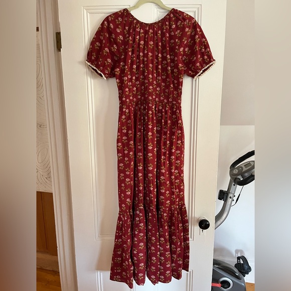 CHRISTY DAWN Brynne dress red floral size Small NWOT - Picture 5 of 5